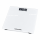 Grundig Personenwaage Digitale Körperwaage aus Glas ? Waage mit LCD Display Tragkraft bis 180 kg Einheiten kg  28x28 cm Glass