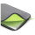 Dicota Skin FLOW 13-14.1 grey/green
