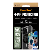 PanzerGlass® 4-in-1 Protection Schutzset für iPhone 16 Pro