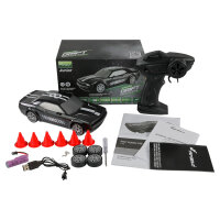 Amewi Drift Muscle Car 4WD 1:20 RTR schwarz Mit Unterbodenbe