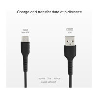 SBS Lade-/Datenkabel USB 2.0 > Micro-USB schwarz 2,0m