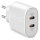 SBS Ladegert 2x USB-C PD 20W wei