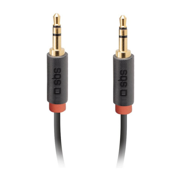 SBS Klinkenkabel 3,5mm Stecker > 3,5mm Stecker 1,5m schwarz