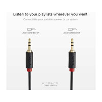 SBS Klinkenkabel 3,5mm Stecker > 3,5mm Stecker 1,5m...