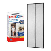 tesa Fliegengitter Insect Stop Magnetvorhang anthrazit 1,0 x 2,2 m