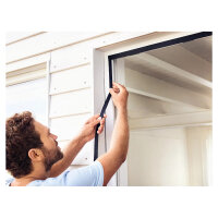 tesa Fliegengitter Insect Stop Magnetvorhang anthrazit 1,0 x 2,2 m