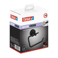 tesa Toilettenpapierhalter MOON schwarz
