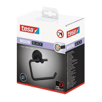 tesa Toilettenpapierhalter MOON schwarz