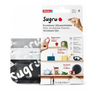 tesa Sugru formbar Allzwckkleb 3er schw./weiss/gr eng. Vers.