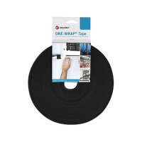 VELCRO One Wrap Band 16 mm breit, flammhemmend, schwarz,...