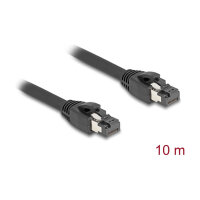 Delock RJ45 Netzwerkkabel Cat.8.1 S/FTP 10 m bis 40 Gbps schwarz