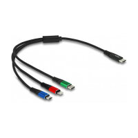 Delock USB Ladekabel 3 in 1 USB Type-C™ zu...