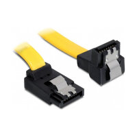 Delock SATA 6 Gb/s Kabel oben gewinkelt auf unten...