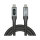 Delock USB 40 Gbps Daten- und Schnellladekabel koaxial 1 m 8K 60 Hz USB PD 3.1 Extended Power Range 240 W