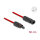 Delock DL4 Solar Flachbandkabel Stecker zu Buchse 60 cm rot