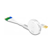 Delock USB 3 in 1 Aufrollladekabel Typ-A zu Micro USB / 2...