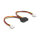 Delock SATA Stromkabel 15 Pin Stecker zu 2 x Floppy 4 Pin Buchse 15 cm