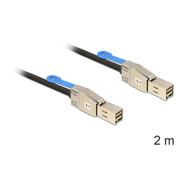 Delock Kabel Mini SAS HD SFF-8644 > Mini SAS HD SFF-8644 2 m