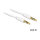 Delock Kabel Klinke 3,5 mm 4 Pin Stecker > Stecker 0,5 m