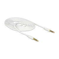 Delock Kabel Klinke 3,5 mm 4 Pin Stecker > Stecker 2 m