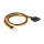 Delock Stromkabel SATA 15 Pin Buchse > 4 Pin Floppy Stecker 40 cm