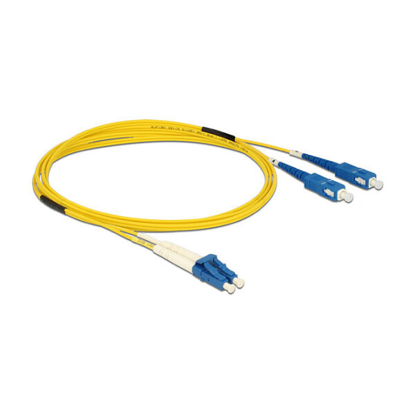 Delock Kabel Lichtwellenleiter LC > SC Singlemode OS2 2 m