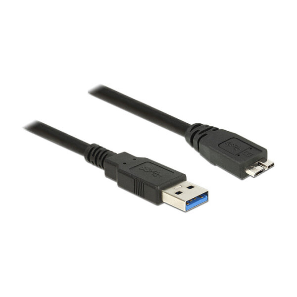 Delock USB 5 Gbps Kabel Typ-A Stecker zu Typ Micro-B Stecker 1 m schwarz