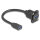 Delock D-Typ USB 5 Gbps Kabel Typ-A Buchse zu Typ-A Buchse schwarz 20 cm