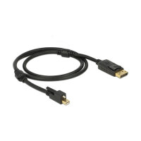 Delock Kabel Mini DisplayPort 1.2 Stecker mit Schraube...