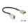 Delock Keystone Modul HDMI Buchse 250° > HDMI Buchse mit Kabel weiß