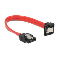 Delock SATA 6 Gb/s Kabel gerade auf unten gewinkelt 10 cm...