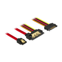 Delock Kabel SATA 6 Gb/s 7 Pin Buchse + SATA 15 Pin Strom...
