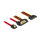 Delock Kabel SATA 6 Gb/s 7 Pin Buchse + SATA 15 Pin Strom Stecker > SATA 22 Pin Buchse gerade Metall 30 cm