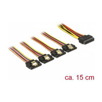 Delock Kabel SATA 15 Pin Strom Stecker mit...