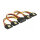 Delock Kabel SATA 15 Pin Strom Stecker mit Einrastfunktion > SATA 15 Pin Strom Buchse 4 x gerade 15 cm
