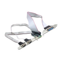 Delock Mini PCIe I/O PCIe full size 2 x Seriell RS-232, 1 x Parallel