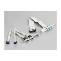 Delock Mini PCIe I/O PCIe full size 2 x Seriell RS-232, 1 x Parallel
