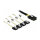 Delock Kabel Mini SAS SFF-8087 > 4 x SATA 7 Pin 1 m Metall