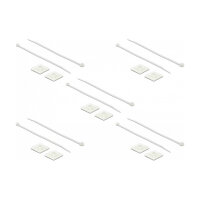 Delock Befestigungssockel 25 x 25 mm mit Kabelbinder L...