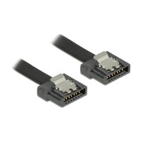 Delock SATA 6 Gb/s Kabel 70 cm schwarz FLEXI