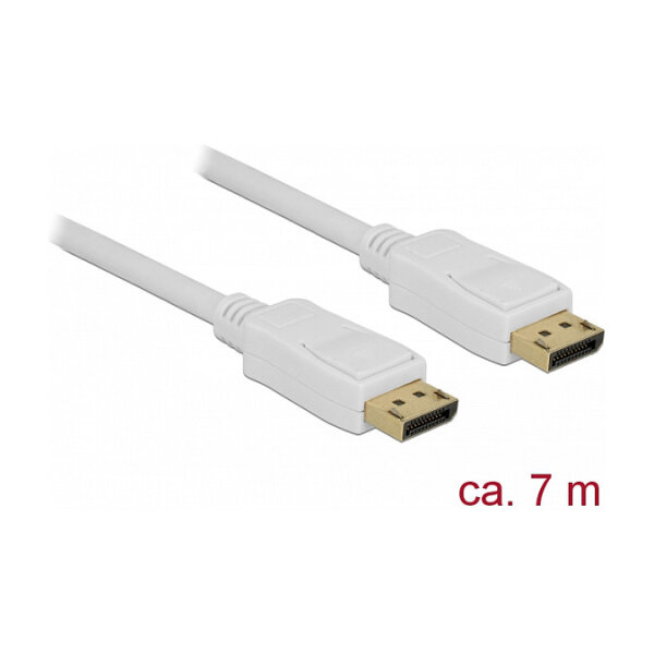 Delock Kabel DisplayPort 1.2 Stecker > DisplayPort Stecker 4K 60 Hz 7 m