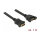 Delock Kabel HDMI-A Buchse > HDMI-A Buchse zum Einbau 4K 30 Hz 1 m