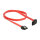 Delock SATA 6 Gb/s Kabel gerade auf oben gewinkelt 50 cm rot