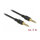 Delock Klinkenkabel 3,5 mm 4 Pin Stecker zu Stecker 3 m schwarz