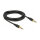 Delock Klinkenkabel 3,5 mm 4 Pin Stecker zu Stecker 3 m schwarz
