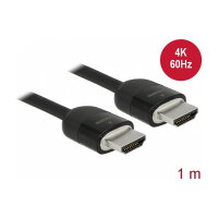 Delock Premium HDMI Kabel 4K 60 Hz 1 m