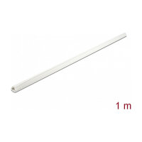 Delock Kabelkanal Mini selbstschließend selbstklebend 12 x 12 mm - Länge 1 m weiß