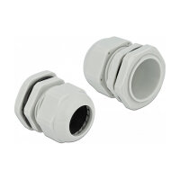 Delock Kabelverschraubung PG29 10 Stück grau