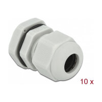 Delock Kabelverschraubung PG11 10 Stück grau