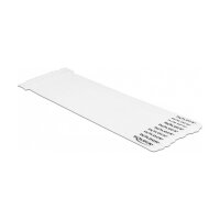 Delock Klett-Kabelbinder L 250 x B 12 mm weiß 10 Stück